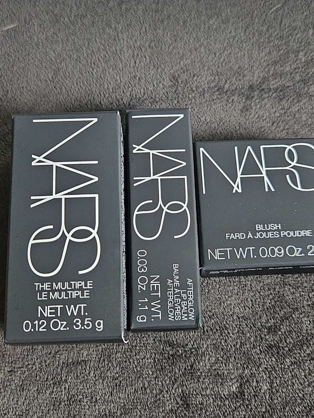 NARS Lipstick Trio in 'Orgasm' Shades with Black Packaging